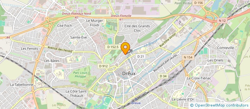 localisation de l'entreprise MADAME ANNE-CHRISTELLE DUTILLOY à DREUX