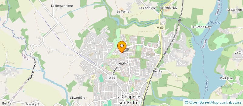 localisation de l'entreprise MADAME ANNE CHRISTIAENS à LA CHAPELLE-SUR-ERDRE