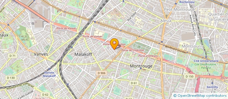 localisation de l'entreprise MADAME ANNE-CHRISTIE DELBOIS  MALAKOFF