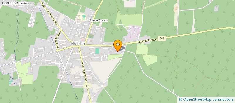 localisation de l'entreprise MADAME ANNE-CHRISTINE AID  HOURTIN