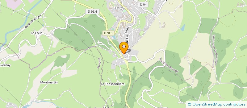 localisation de l'entreprise MADAME ANNE CHRISTINE BRIATTE  THIZY-LES-BOURGS