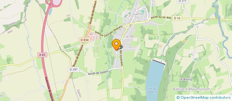 localisation de l'entreprise MADAME ANNE CHRISTINE CIVIALE  GARLIN