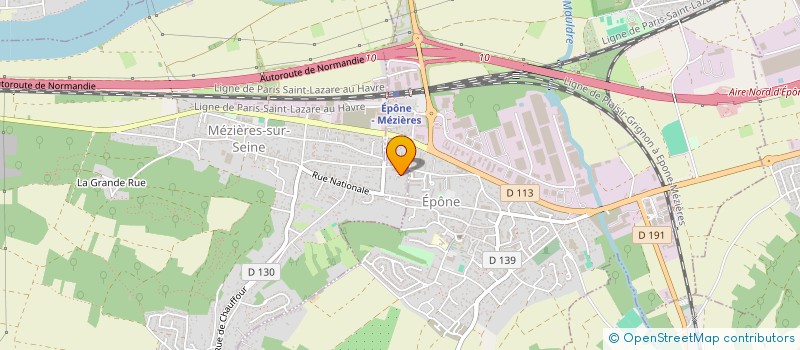 localisation de l'entreprise MADAME ANNE-CHRISTINE DUROT  MEZIERES-SUR-SEINE