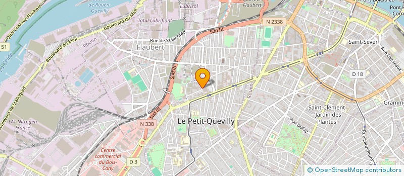 localisation de l'entreprise MADAME ANNE CHRISTINE HARNOIS  LE PETIT-QUEVILLY