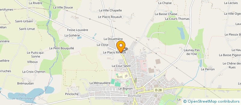 localisation de l'entreprise MADAME ANNE-CHRISTINE LANGLET à ROMILLE