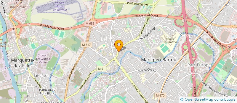 localisation de l'entreprise MADAME ANNE CHRISTORY à MARCQ-EN-BARŒUL