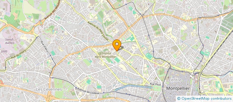 localisation de l'entreprise MADAME ANNE CIEMIOR à MONTPELLIER