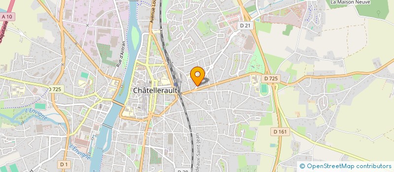 localisation de l'entreprise MADAME ANNE-CLAIRE BEAUGENDRE à CHATELLERAULT