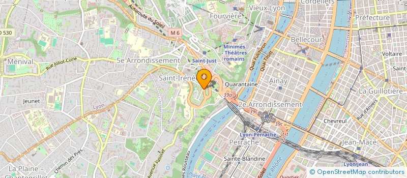 localisation de l'entreprise MADAME ANNE CLAIRE BEIGE  LYON