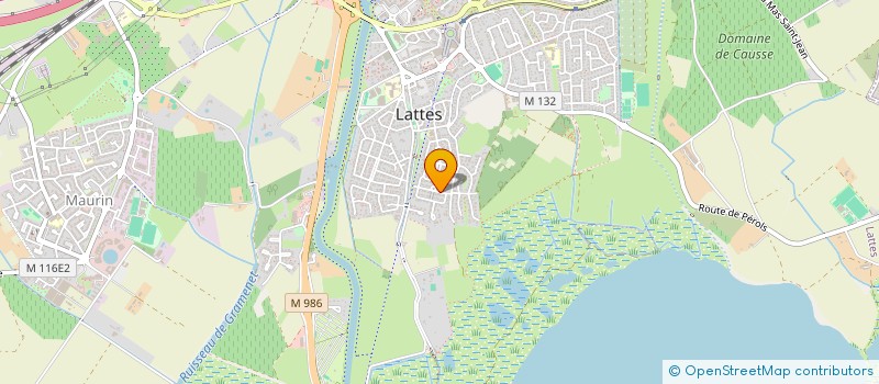 localisation de l'entreprise MADAME ANNE-CLAIRE BENEDETTO à LATTES