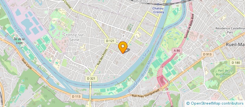 localisation de l'entreprise MADAME ANNE-CLAIRE BEURTHEY  CROISSY-SUR-SEINE