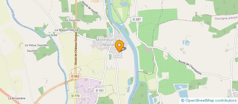 localisation de l'entreprise MADAME ANNE CLAIRE BOISSEAU  MONTREUIL-SUR-MAINE