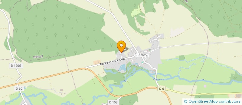 localisation de l'entreprise MADAME ANNE-CLAIRE BOUVERET  DIENAY