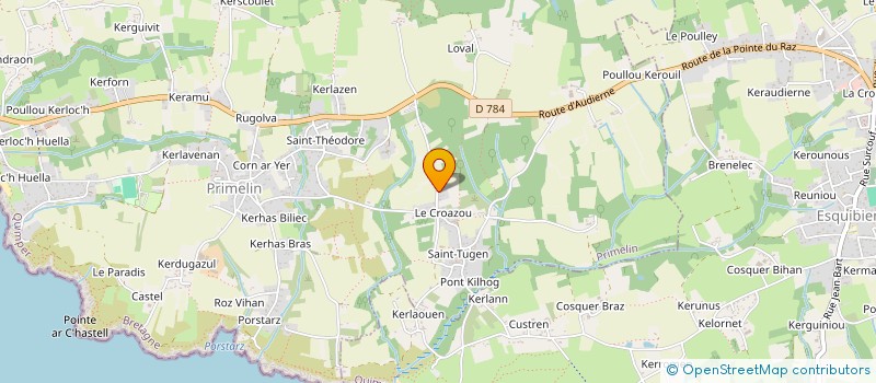 localisation de l'entreprise MADAME ANNE-CLAIRE COUIC  DOUARNENEZ