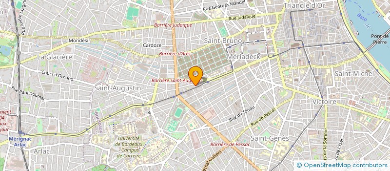 localisation de l'entreprise MADAME ANNE-CLAIRE DEDIEU  BORDEAUX