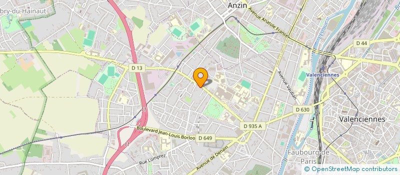 localisation de l'entreprise MADAME ANNE CLAIRE DESHORGUE  VALENCIENNES