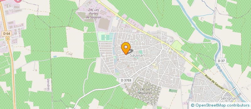 localisation de l'entreprise MADAME ANNE-CLAIRE DESPECHE  SAUVIAN