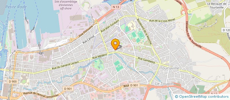 localisation de l'entreprise MADAME ANNE-CLAIRE DIGNE  CHERBOURG-EN-COTENTIN