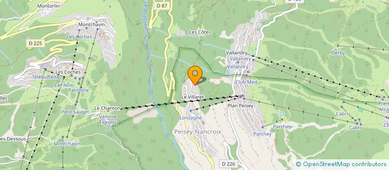 localisation de l'entreprise MADAME ANNE-CLAIRE DOLIVET  BOURG-SAINT-MAURICE