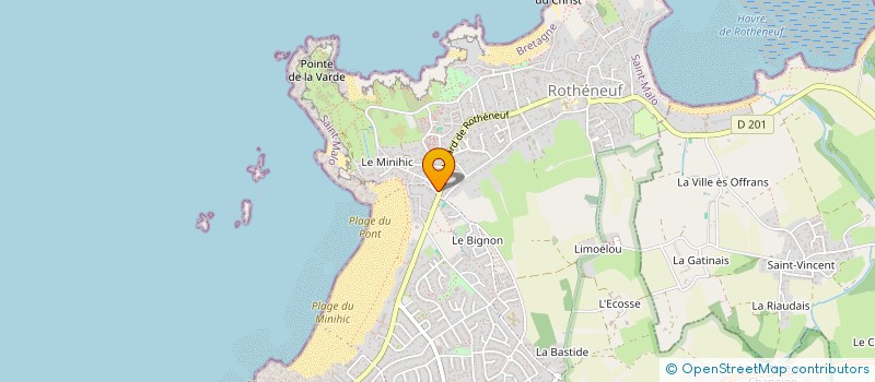 localisation de l'entreprise MADAME ANNE-CLAIRE DU MAUGOUER  SAINT-MALO