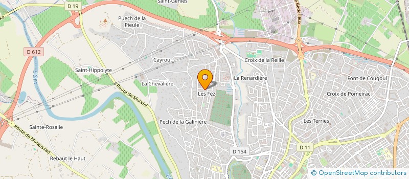 localisation de l'entreprise MADAME ANNE CLAIRE GIORGINO à BEZIERS