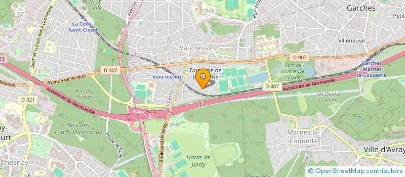 localisation de l'entreprise MADAME ANNE-CLAIRE GIRARDOT  MARNES-LA-COQUETTE