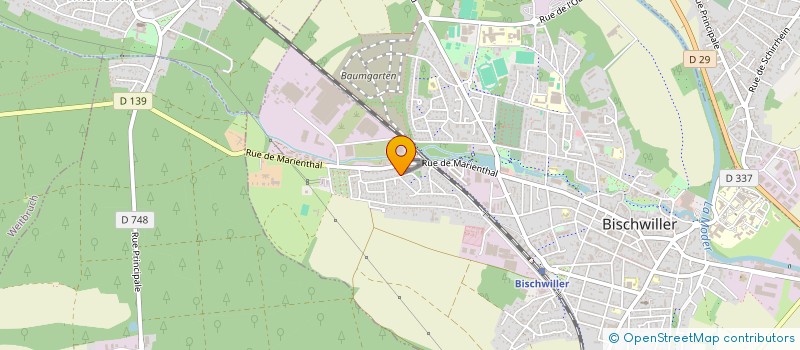 localisation de l'entreprise MADAME ANNE-CLAIRE GOLL  OBERHAUSBERGEN