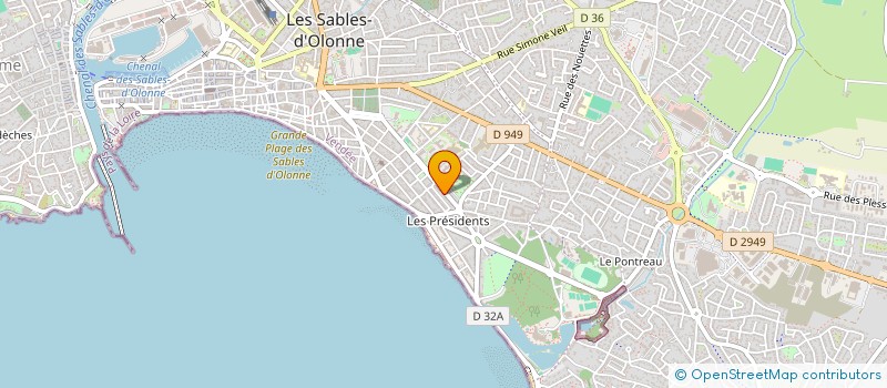 localisation de l'entreprise MADAME ANNE-CLAIRE GUATESOUPE à LES SABLES D'OLONNE