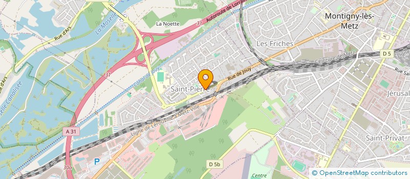 localisation de l'entreprise MADAME ANNE CLAIRE GUERBER  MOULINS-LES-METZ