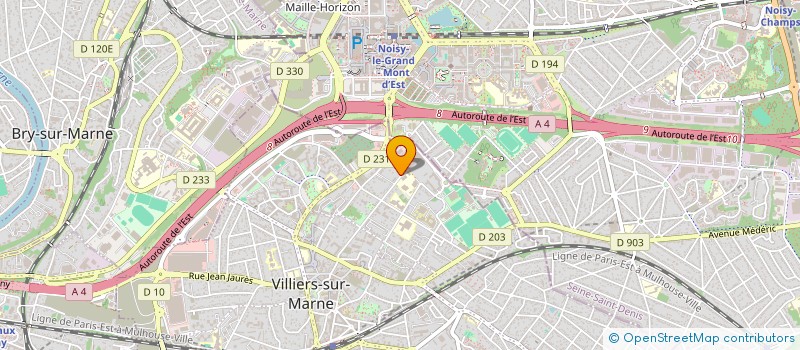 localisation de l'entreprise MADAME ANNE - CLAIRE HAUDUROY à VILLIERS-SUR-MARNE