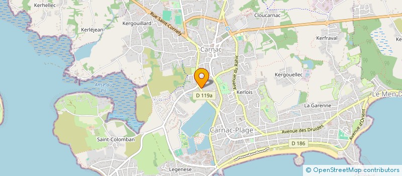localisation de l'entreprise MADAME ANNE-CLAIRE LAMOUR à CARNAC