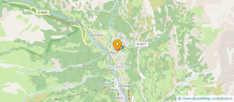localisation de l'entreprise MADAME ANNE-CLAIRE LANGLET à VALLOUISE-PELVOUX