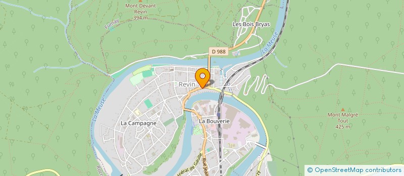 localisation de l'entreprise MADAME ANNE-CLAIRE LEFEVRE à REVIN