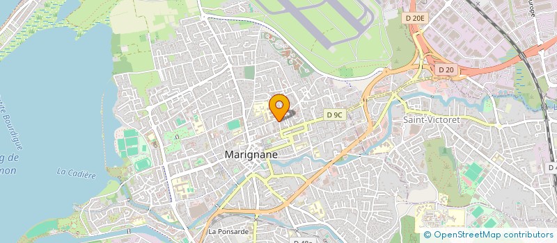 localisation de l'entreprise MADAME ANNE-CLAIRE LEGUET à MARIGNANE