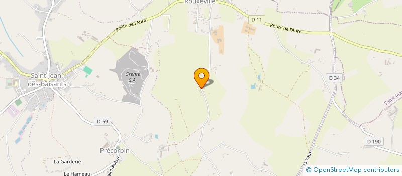 localisation de l'entreprise MADAME ANNE-CLAIRE LEMENIL  SAINT-JEAN-D'ELLE