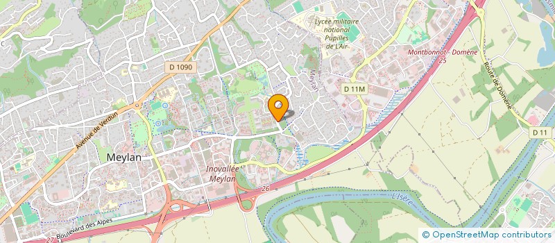 localisation de l'entreprise MADAME ANNE-CLAIRE LESBROS  MEYLAN