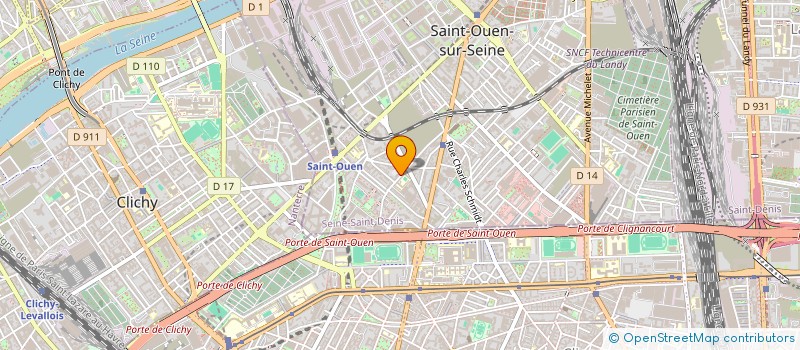 localisation de l'entreprise MADAME ANNE-CLAIRE MABILLE  SAINT-OUEN-SUR-SEINE