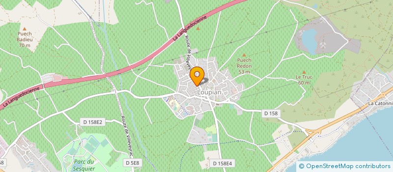 localisation de l'entreprise MADAME ANNE-CLAIRE MACQUET  LOUPIAN