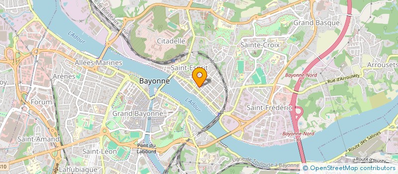 localisation de l'entreprise MADAME ANNE CLAIRE MATILLON à BAYONNE