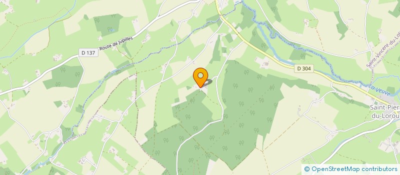 localisation de l'entreprise MADAME ANNE-CLAIRE MOREL  LE GRAND LUCE