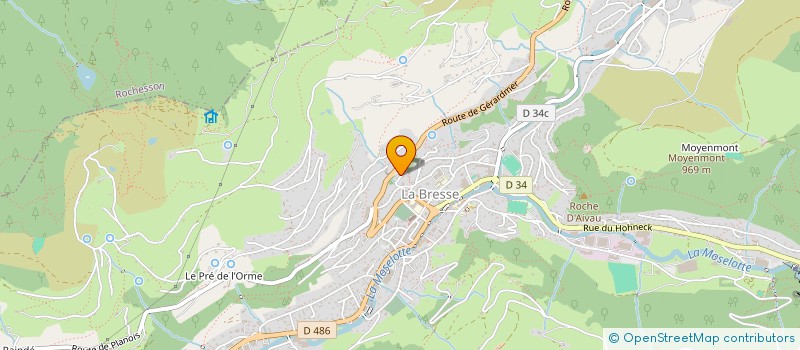 localisation de l'entreprise MADAME ANNE CLAIRE NOIREL  LA BRESSE