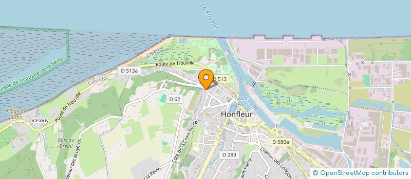 localisation de l'entreprise MADAME ANNE-CLAIRE OGET à HONFLEUR