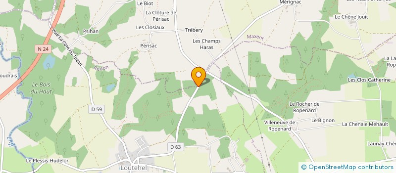 localisation de l'entreprise MADAME ANNE-CLAIRE PESSEAS  LOUTEHEL