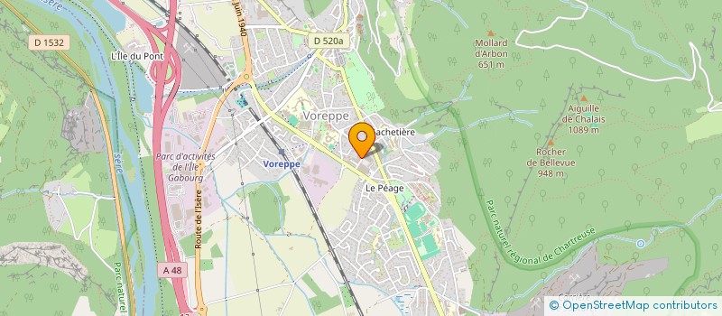 localisation de l'entreprise MADAME ANNE-CLAIRE PINEL  VOREPPE