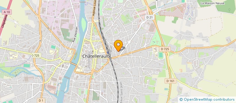 localisation de l'entreprise MADAME ANNE CLAIRE PROUST  CHATELLERAULT