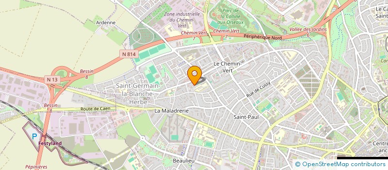 localisation de l'entreprise MADAME ANNE-CLAIRE RENAULT à CAEN