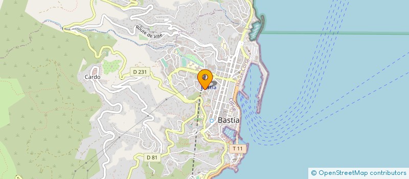 localisation de l'entreprise MADAME ANNE CLAIRE RICCI à BASTIA