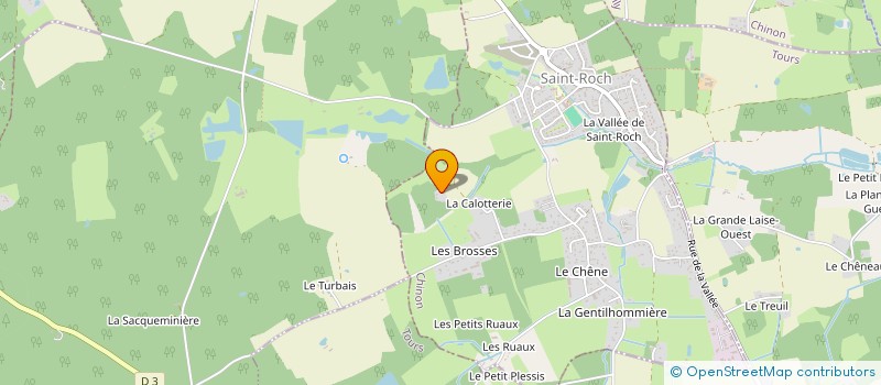 localisation de l'entreprise MADAME ANNE-CLAIRE ROTHUREAU  NOTRE-DAME-D OE