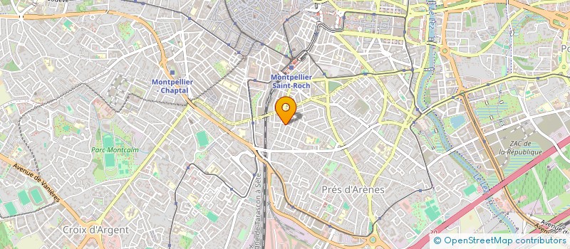 localisation de l'entreprise MADAME ANNE CLAIRE SAULNIER à MONTPELLIER