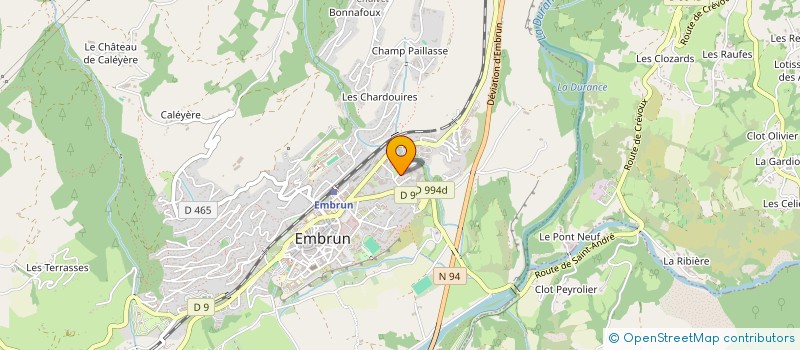 localisation de l'entreprise MADAME ANNE CLAIRE SCHWARTZ  EMBRUN